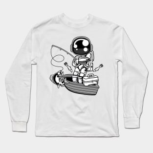 Astronaut Fisherman Long Sleeve T-Shirt